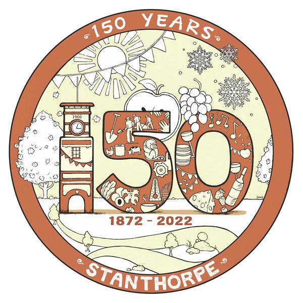 S150 Anniversary Celebration logo by Jennie Wardle