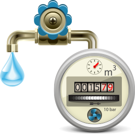 Water metre icon