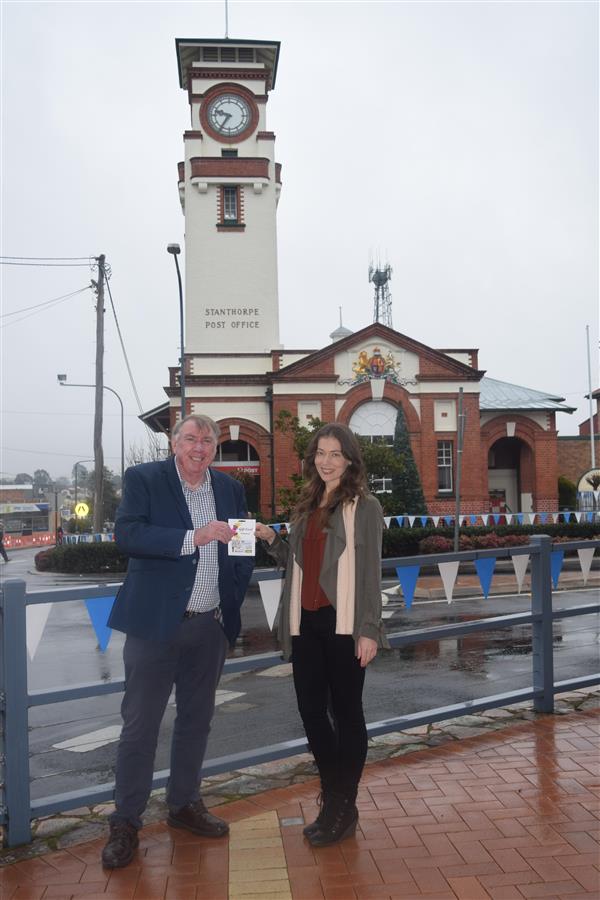 Cr Stephen Tancred and Jennie Wardle