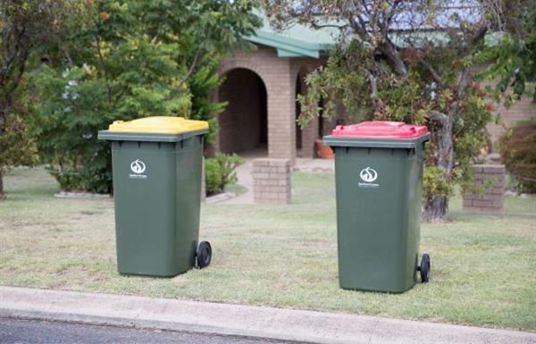 Residential waste and recycling - how do I place my wheelie bin