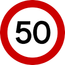 Speed sign